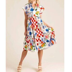 ALDEN ADAIR Pippa Dress in amalfi
